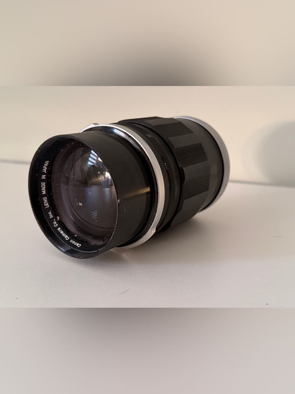 Vintage Canon FL 135mm f/2.5 Telephoto Camera Lens